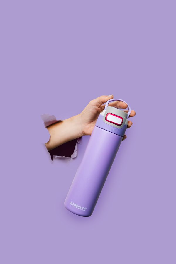 Elton Insulated 3-in-1 Snapclean® 600ml Bottle Digital Lavender
